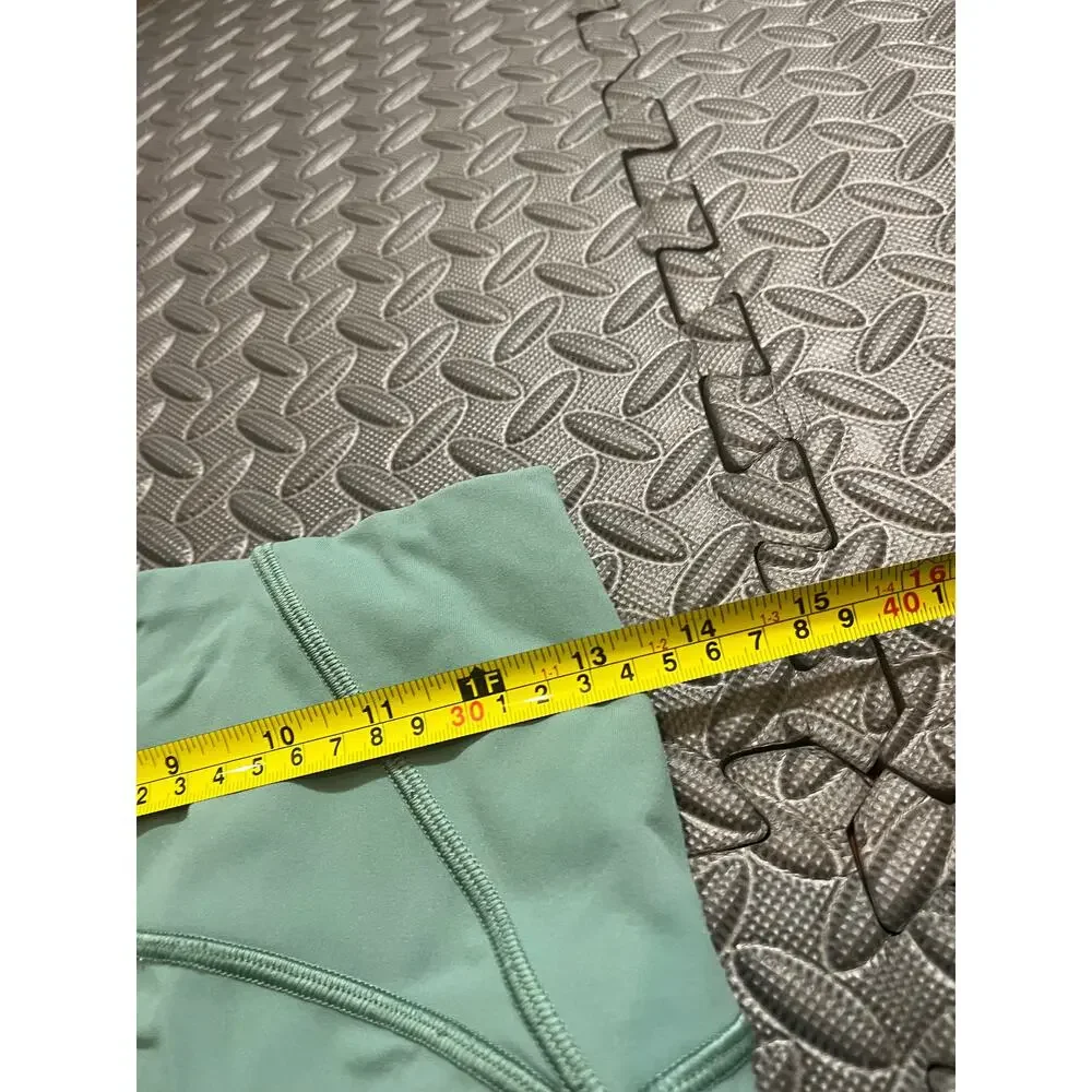 Lululemon Wunder Train‎ High Rise Tights Leggings Green Womens Size 8